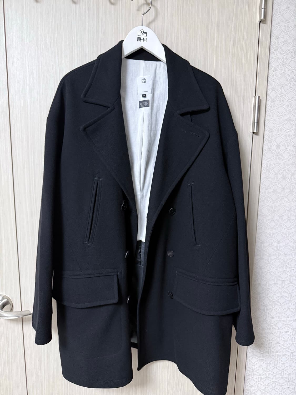 [3]폴리테루 24fw 울 피코트 상품이미지1