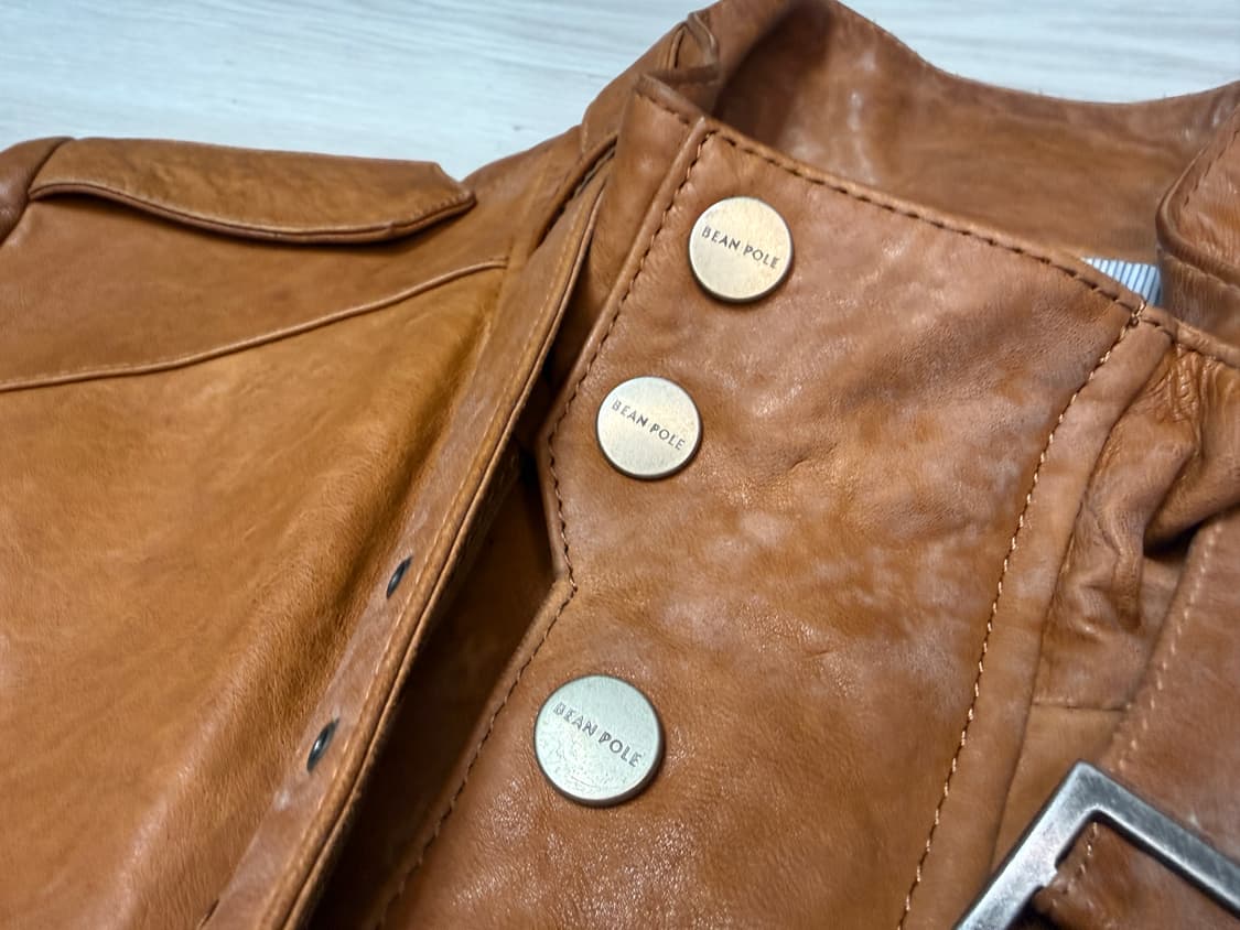 [95] 빈폴 브라운 양가죽 사파리 자켓 상품이미지6