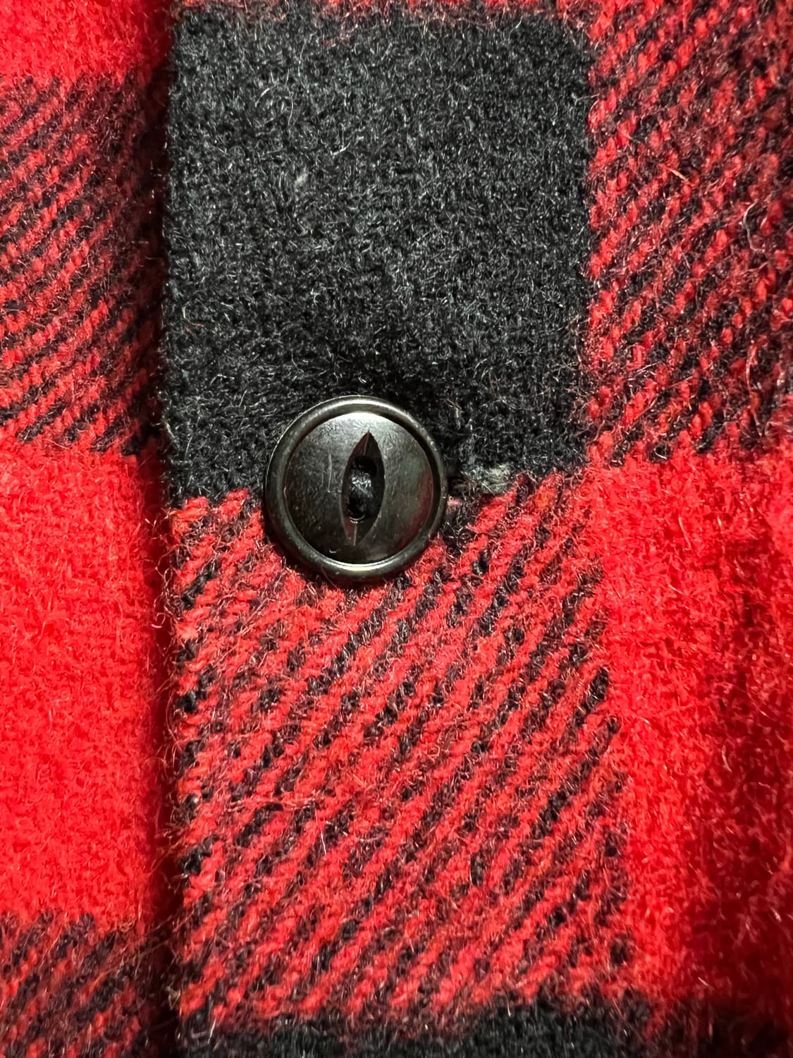 빈티지 6-70s 버팔로 체크 울셔츠 상품이미지4