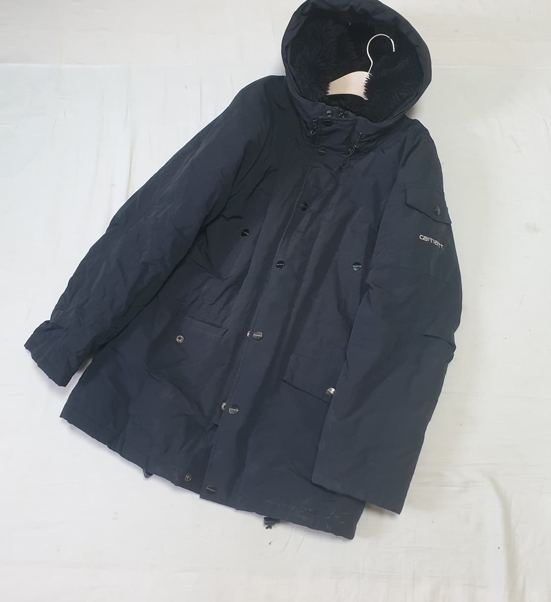 칼하트 블랙 앵커리지 파카 상품이미지1