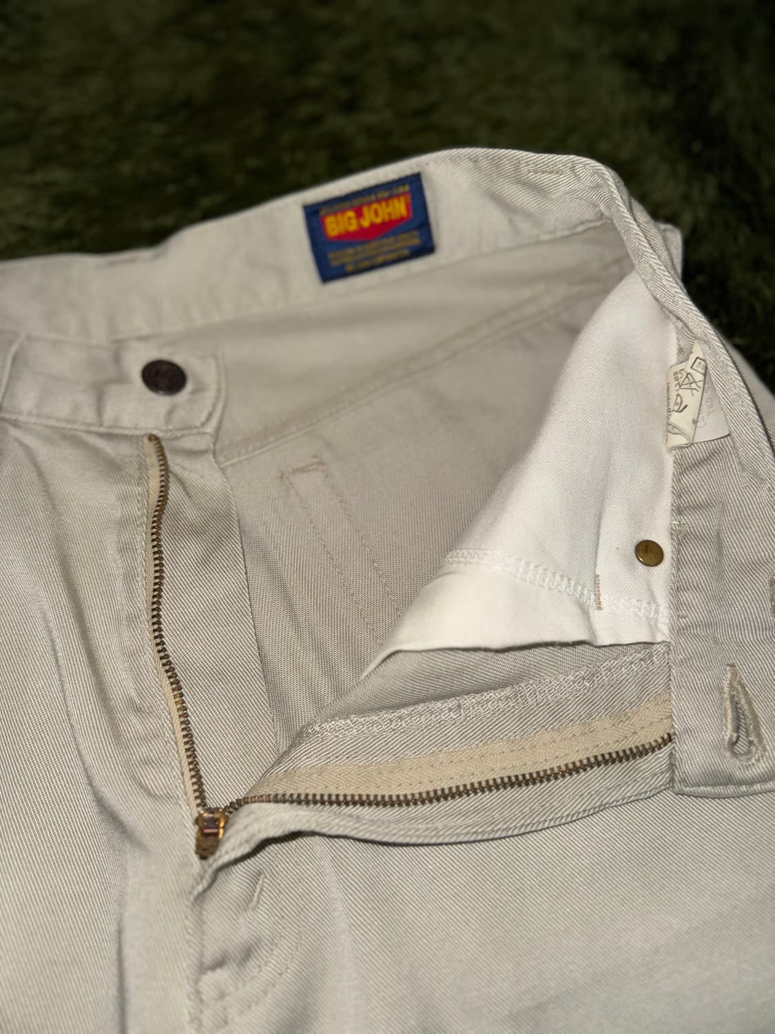 [32] Big John 빅존 코튼 블렌디드 이지 팬츠 베이지 상품이미지3