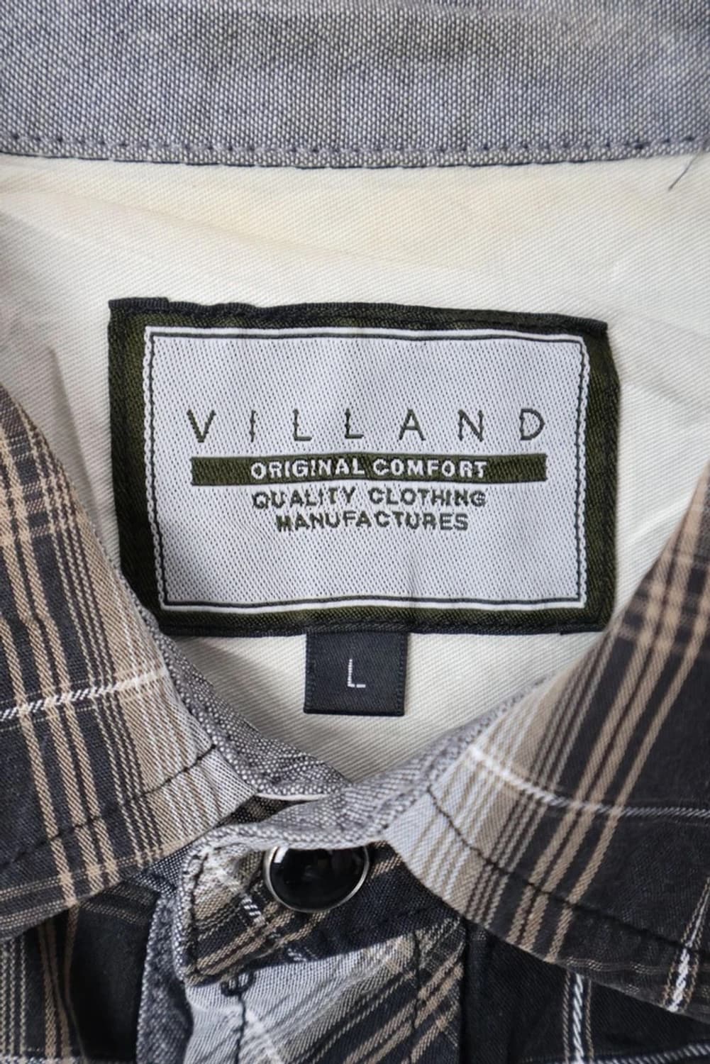 Villand Check Work Shirt 상품이미지7