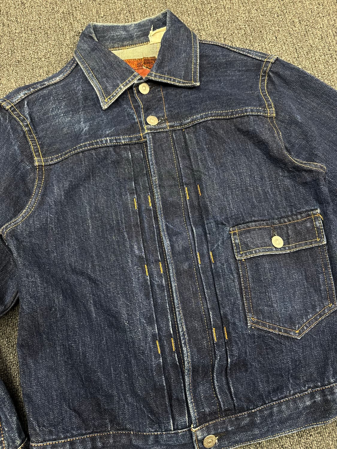 36)슈가케인 빈티지 M11619A 1st 데님자켓(국내유일) 상품이미지2