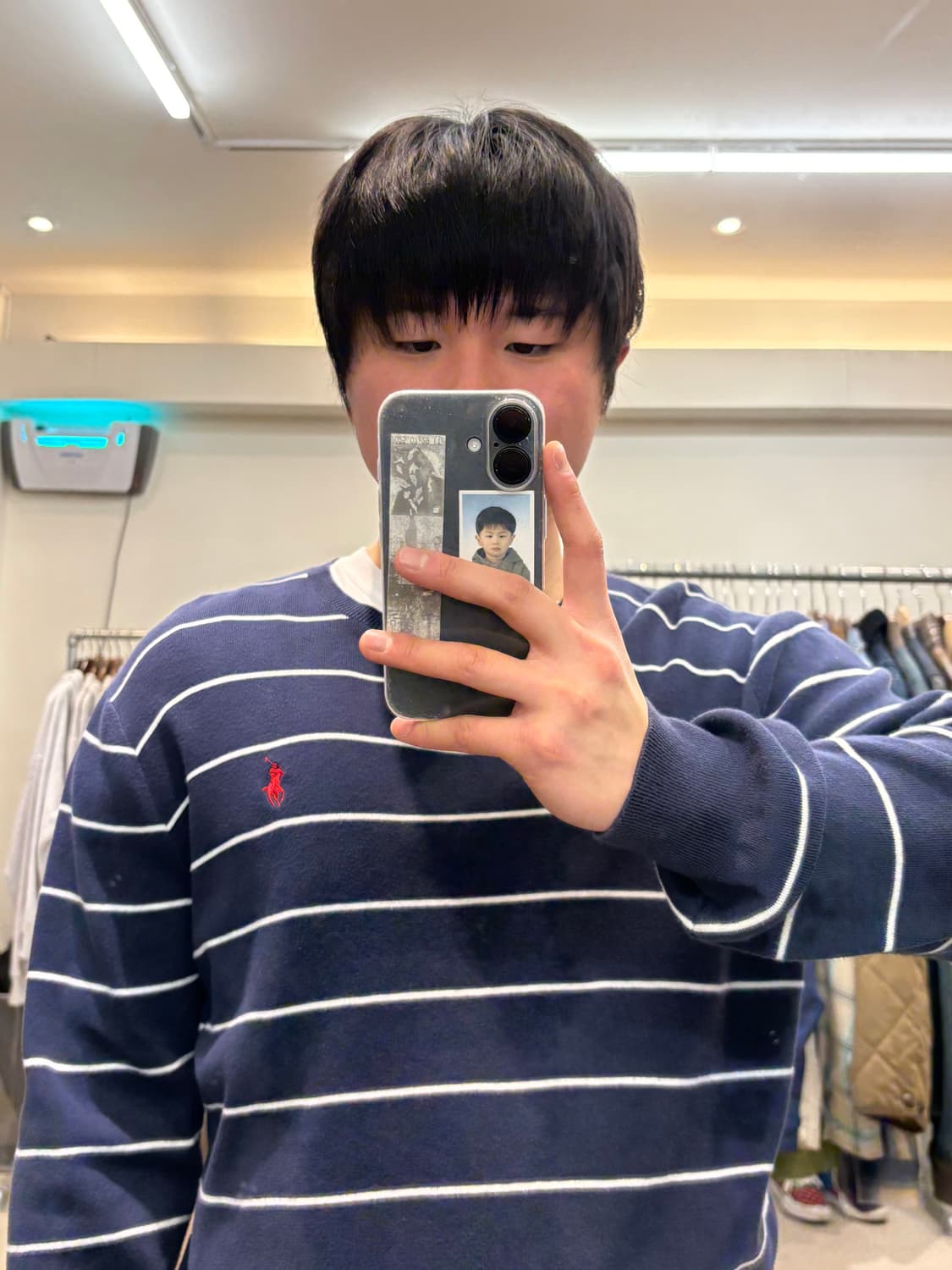 폴로 랄프로렌 피마코튼 스트라이프 니트 상품이미지9