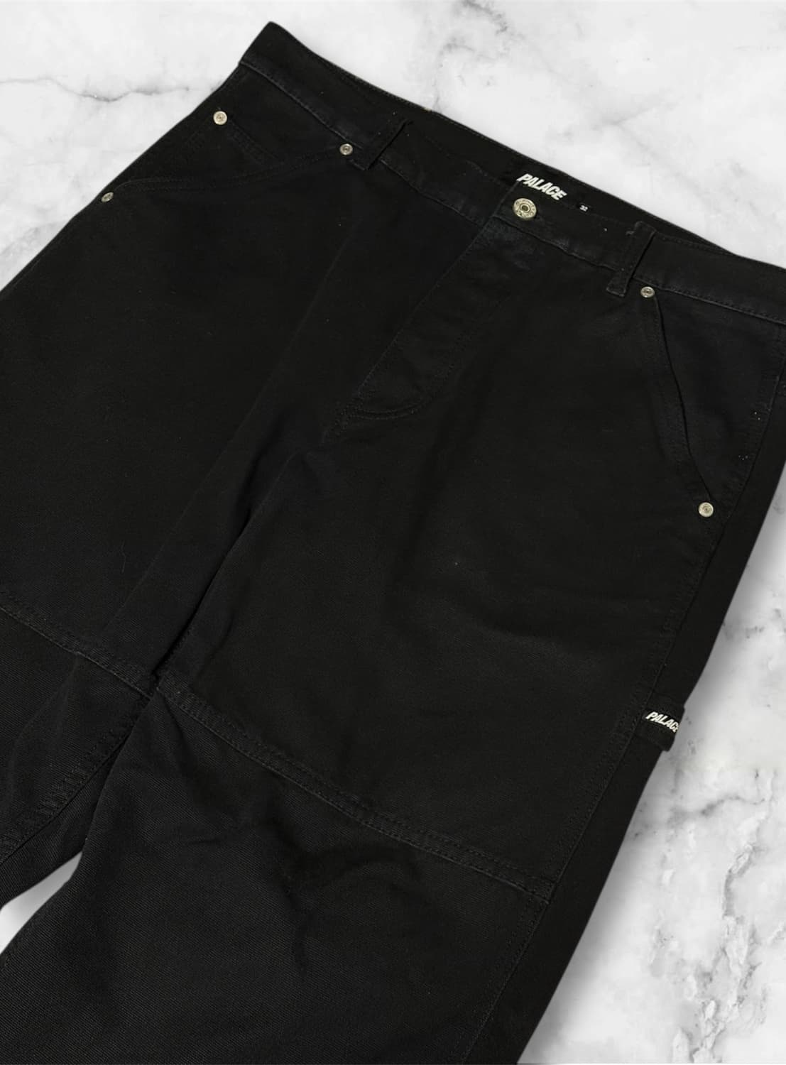 팔라스 헤비 캔버스 워크팬츠 블랙 상품이미지3