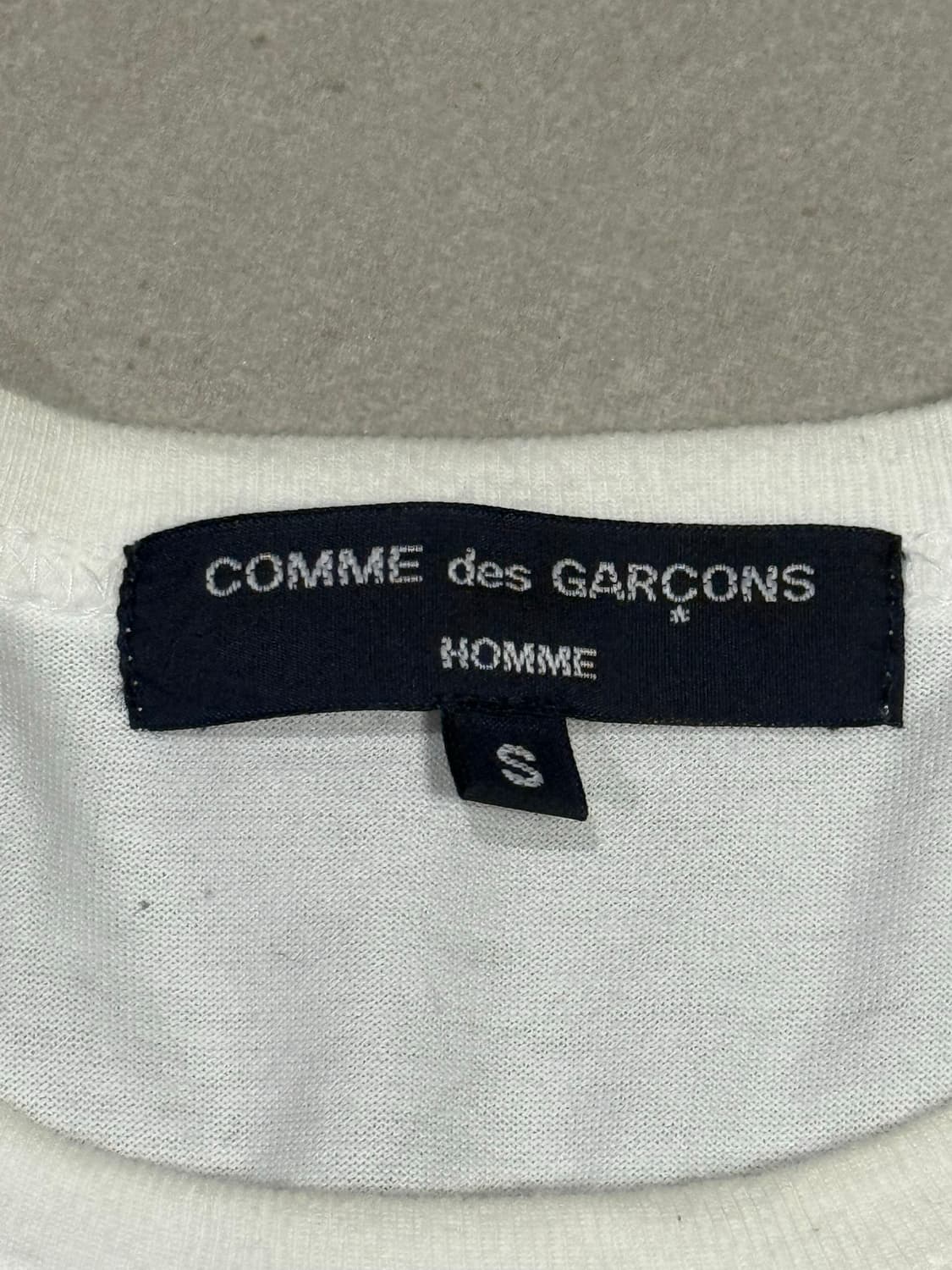 2015 꼼데가르송 패치워크 디테일 반팔 티셔츠 상품이미지3