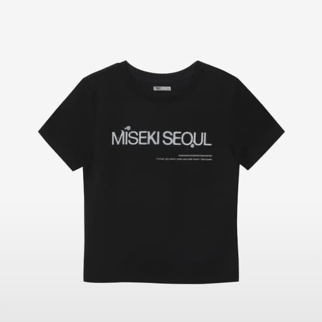 [2] 미세키서울 로고 반팔 블랙 상품이미지2