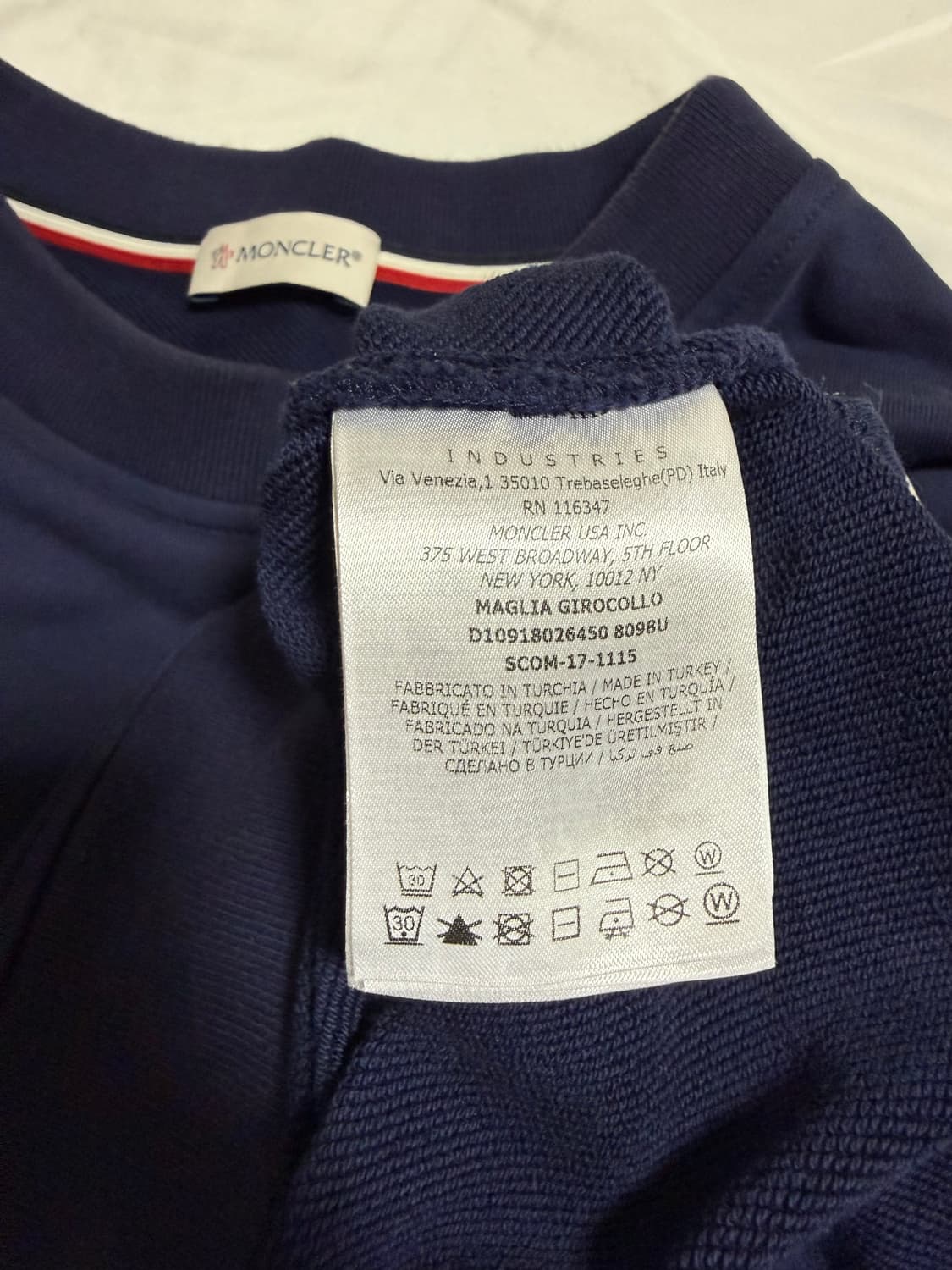 [XL] 몽클레르 마글리아 지로콜로 맨투맨 상품이미지5