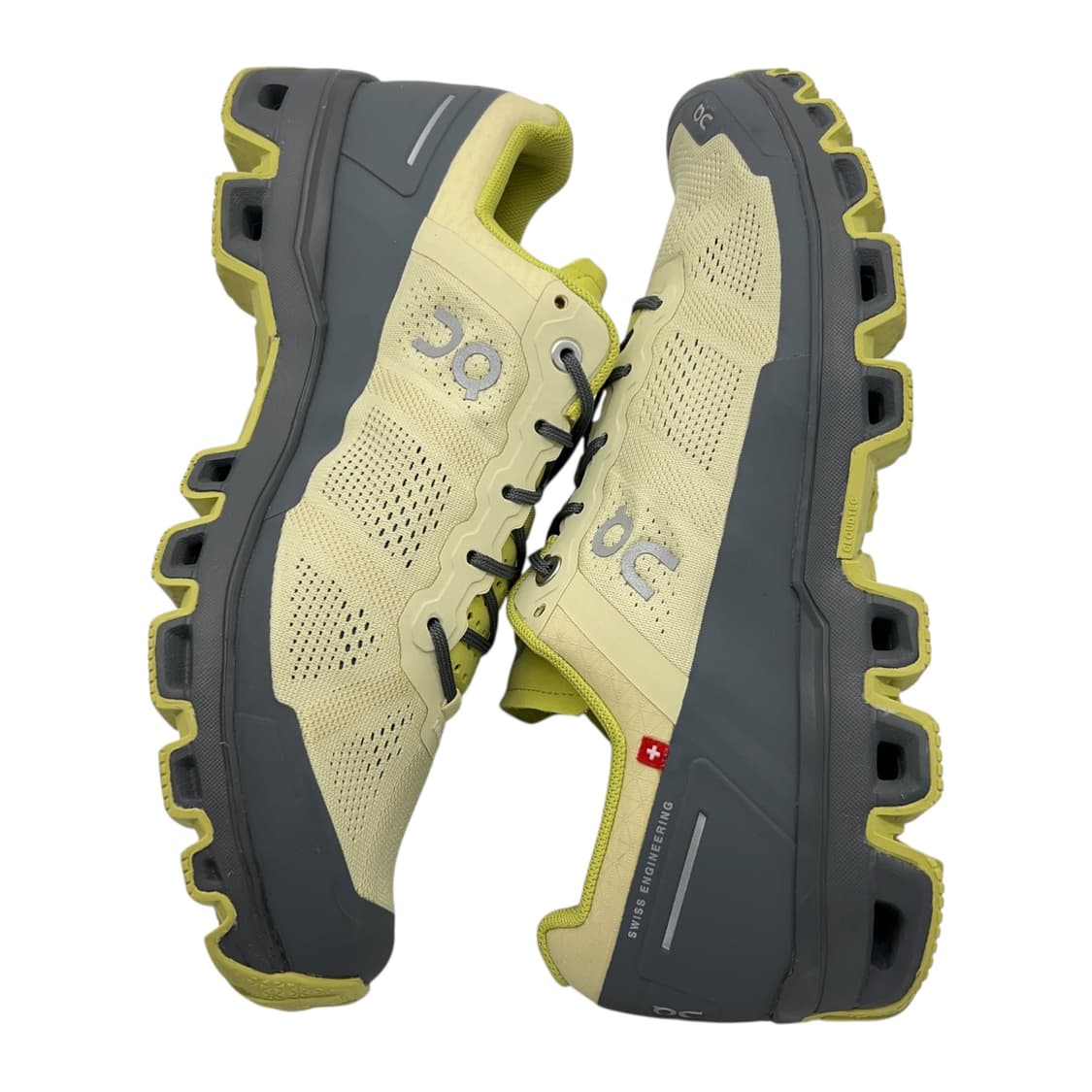 265 온 러닝 클라우드벤처 그레이 옐로우(US8.5) 상품이미지3