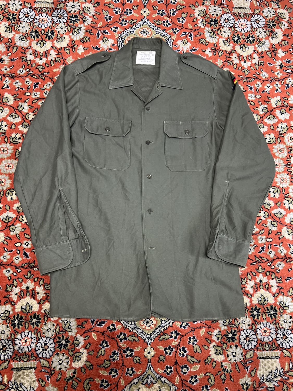 [L] 독일군 빈티지 밀리터리 셔츠 상품이미지1
