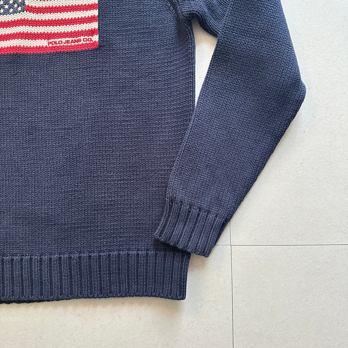 90s 폴로 진스 미국 성조기 니트 상품이미지4