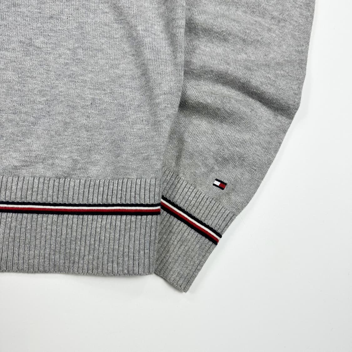타미힐피거 플래그 그레이 니트 집업 (M) 상품이미지3