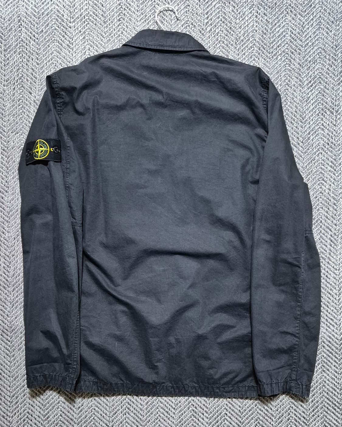 스톤아일랜드 21FW 올드이펙트 오버셔츠 블랙 L 상품이미지2