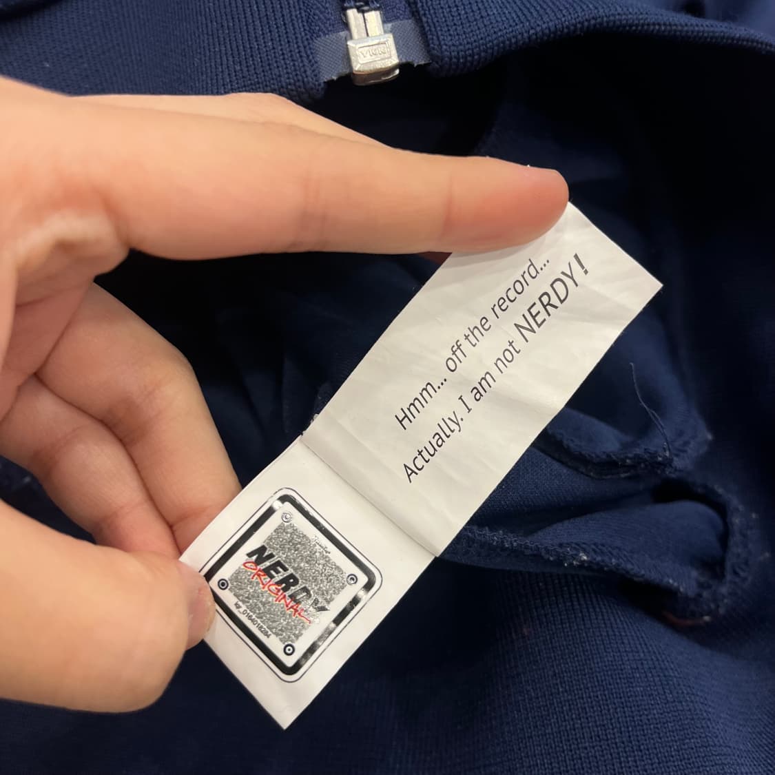 M 널디 네이비 오렌지 라인 트랙 자켓 상품이미지7