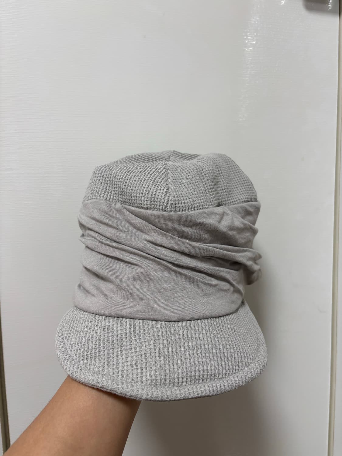 Ca4la 드레이프 와이어 니트 캡 상품이미지5