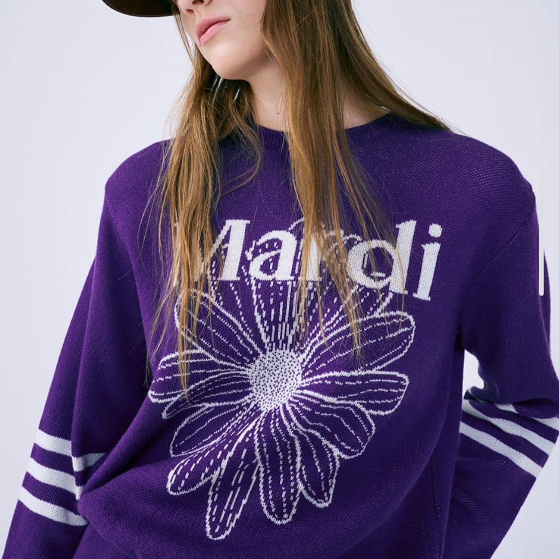 마르디메크르디(Mardi Mercredi) 플라워니트 55-66 새상품 상품이미지3