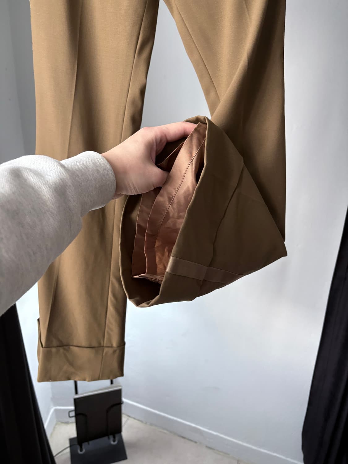 PRIDE internatinal 사이드라인 부츠컷 울 팬츠 상품이미지6