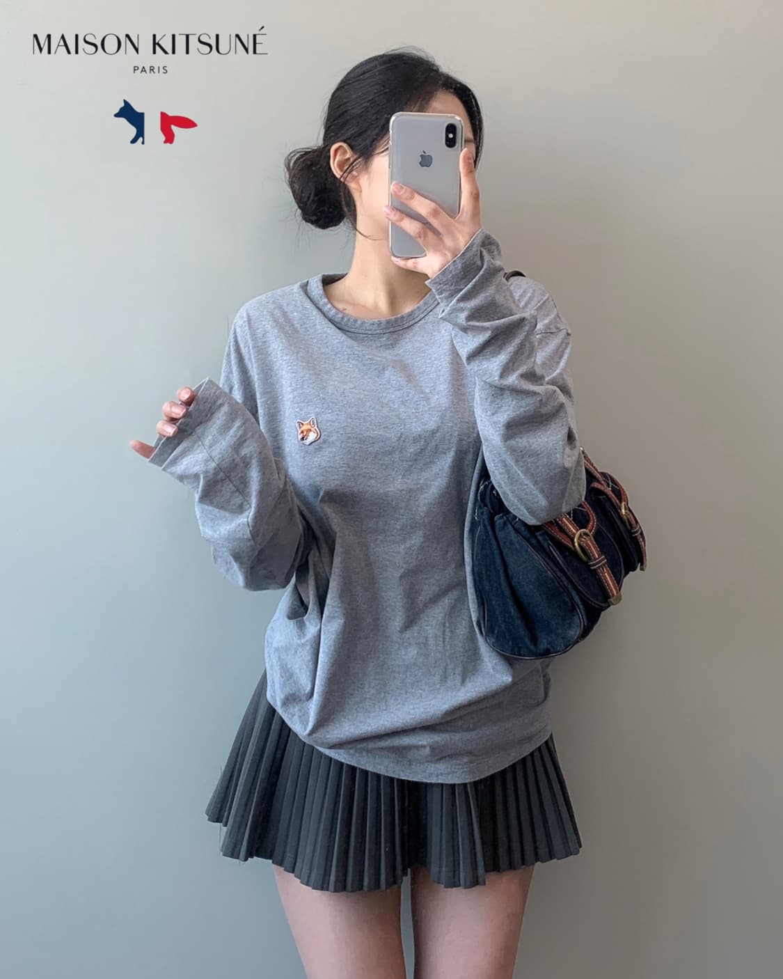 메종키츠네 롱슬리브 상품이미지2