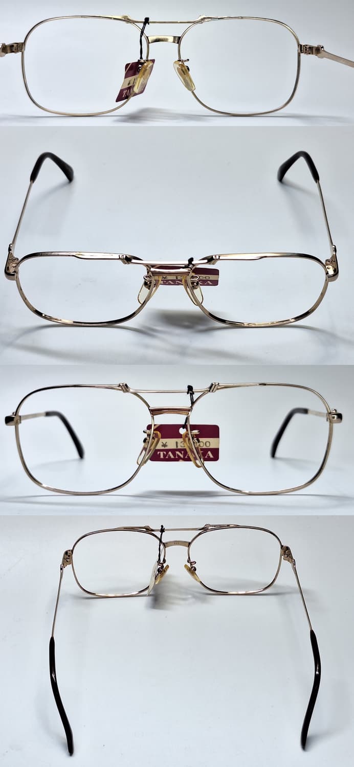 80s 일본제 빈티지 데드스톡 미사용/D-PAT-P 웰링턴 투브릿지 안경 상품이미지3