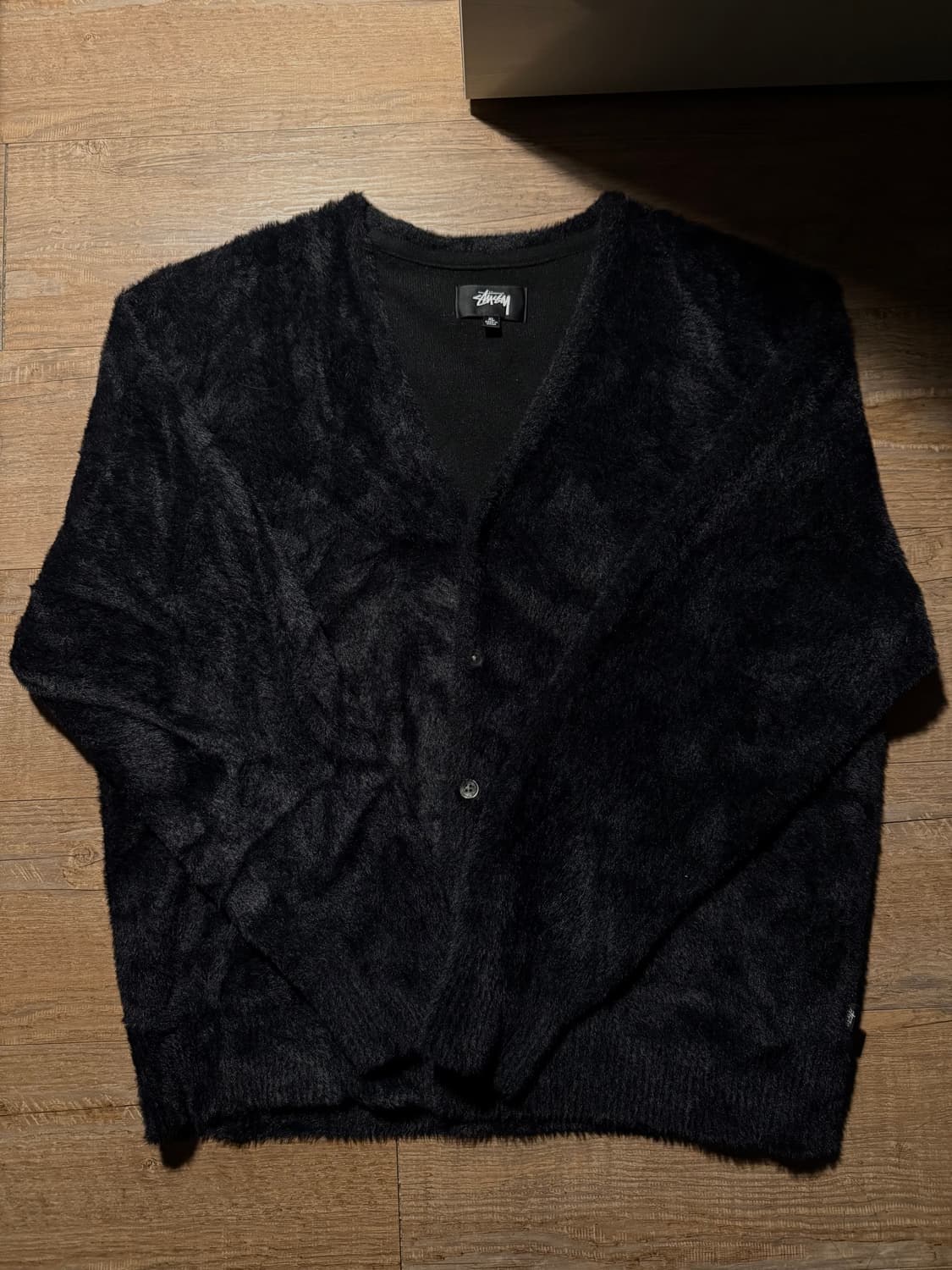 스투시 쉐기 가디건 블랙 XL 상품이미지1