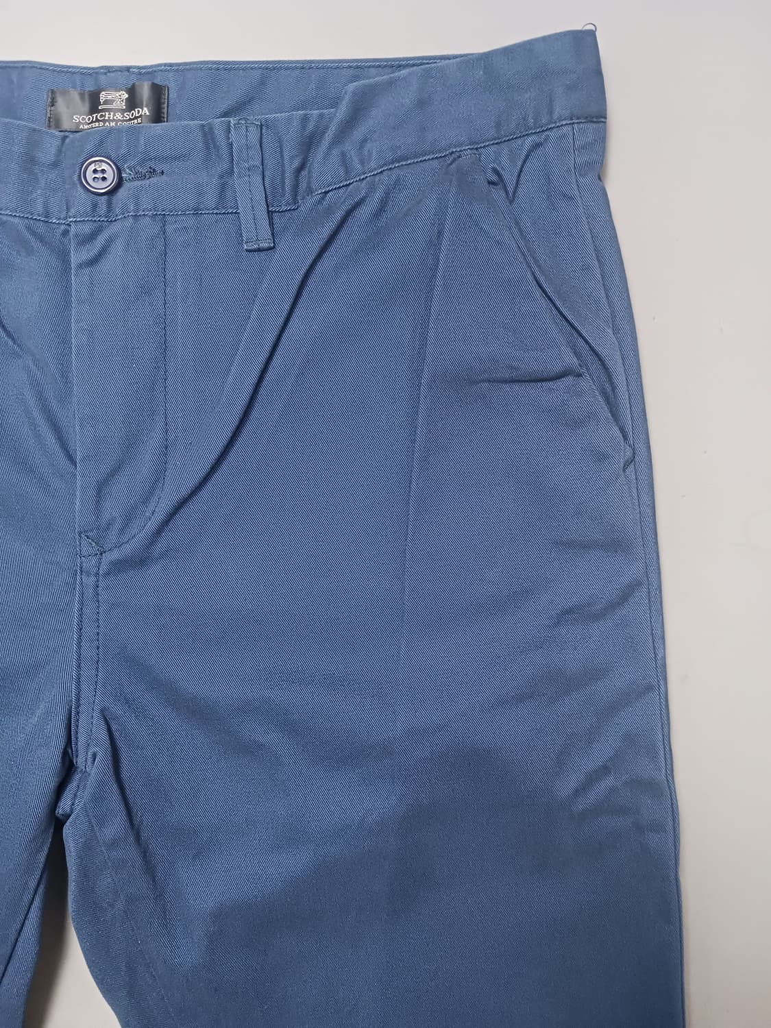 새상품 [36] 스카치앤소다 보위 가먼트다잉 슬림핏 치노 팬츠 네이비 상품이미지4