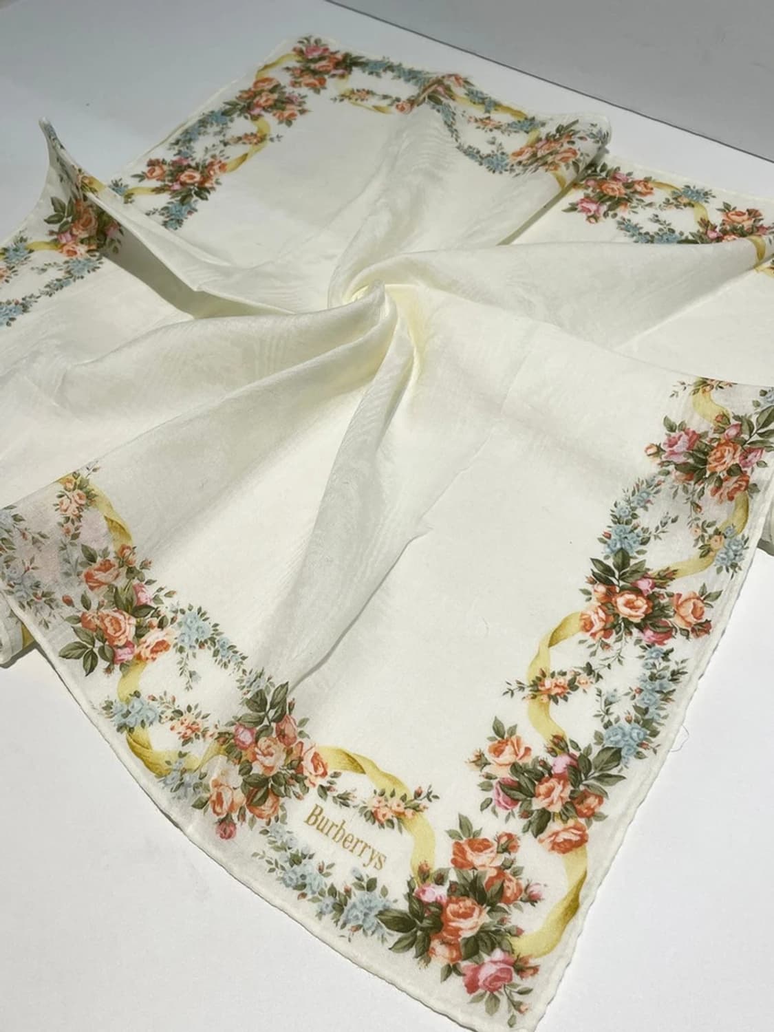 버버리 00s 시그니처 재팬 체크 쁘띠 반다나 손수건 A1213 상품이미지2