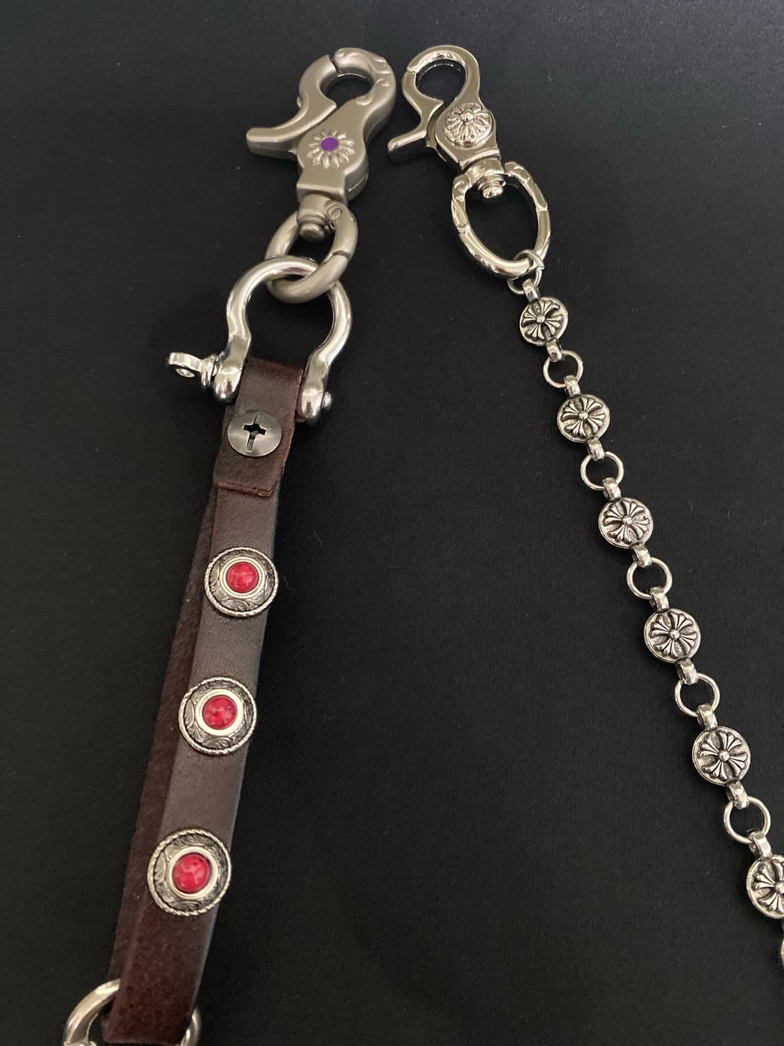 가죽 링크 팬츠 체인 상품이미지5