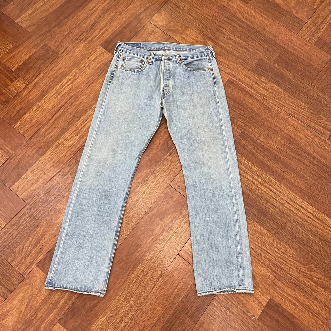 리바이스 501 연청 데님 팬츠 상품이미지1