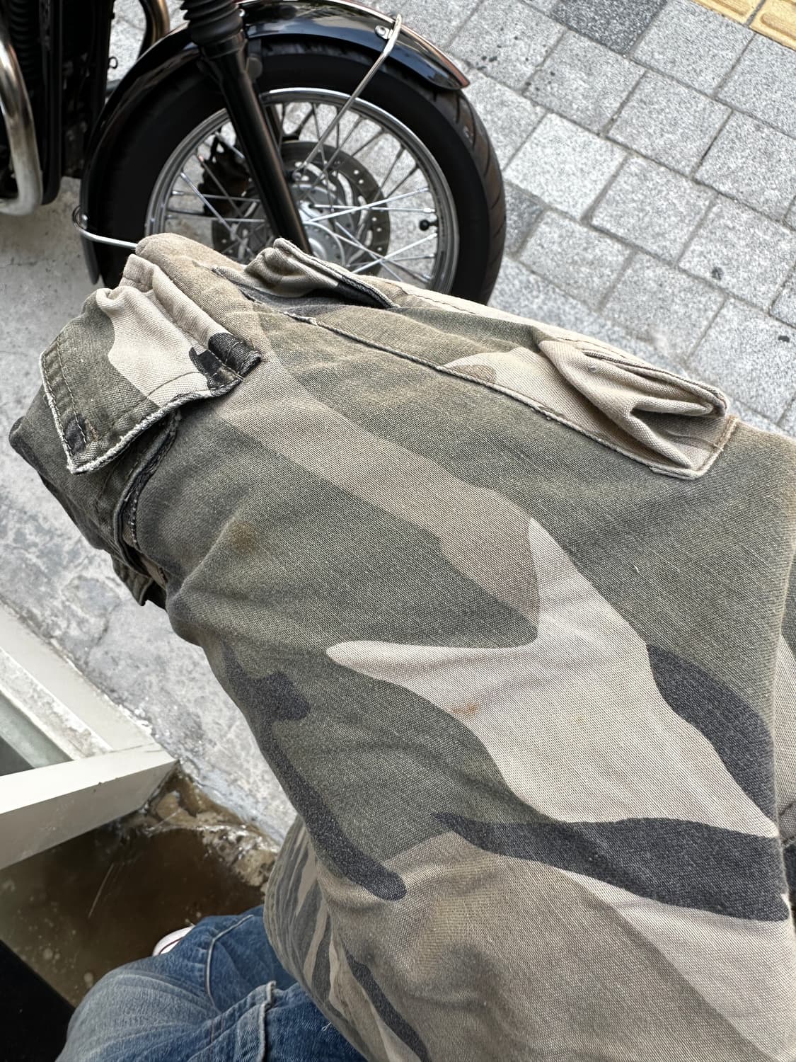 Woodland Camo Multi Pocket Cargo Shorts 상품이미지4
