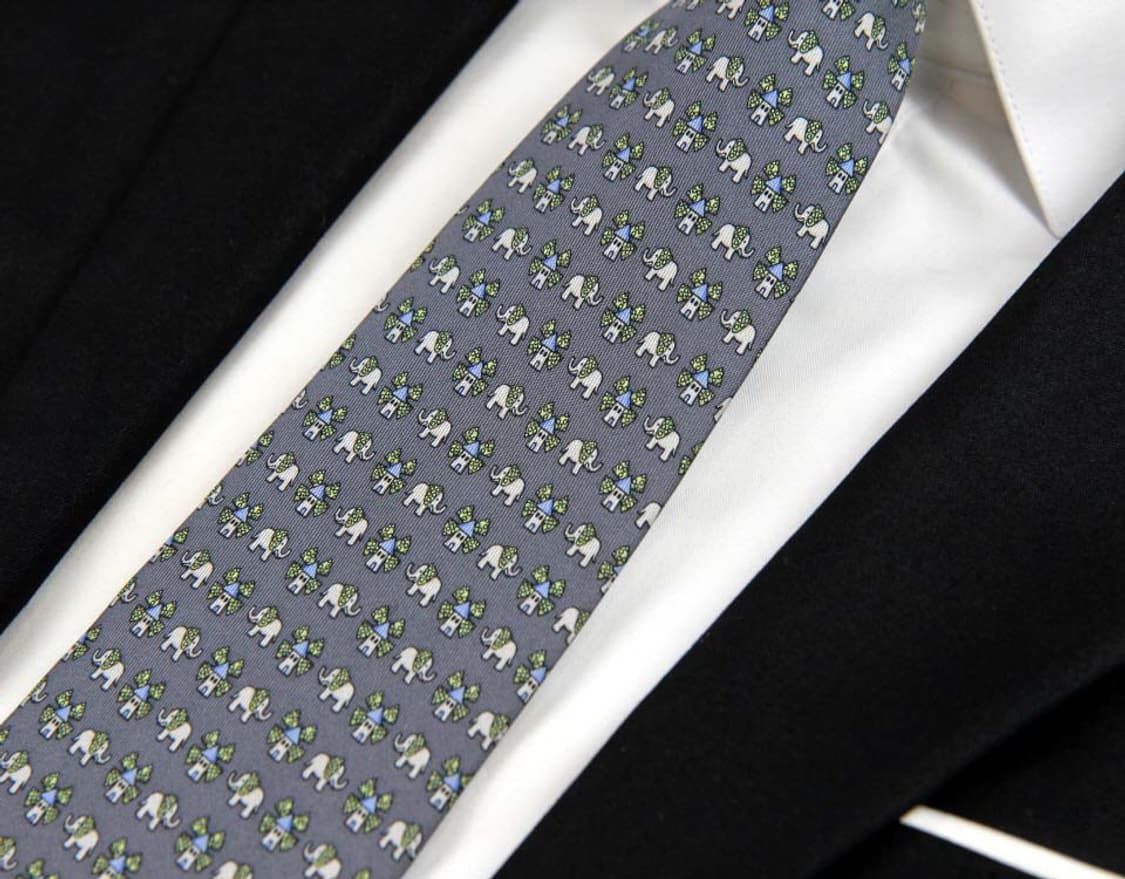 페라가모 9.2cm A+등급 남자 명품 넥타이 상품이미지5