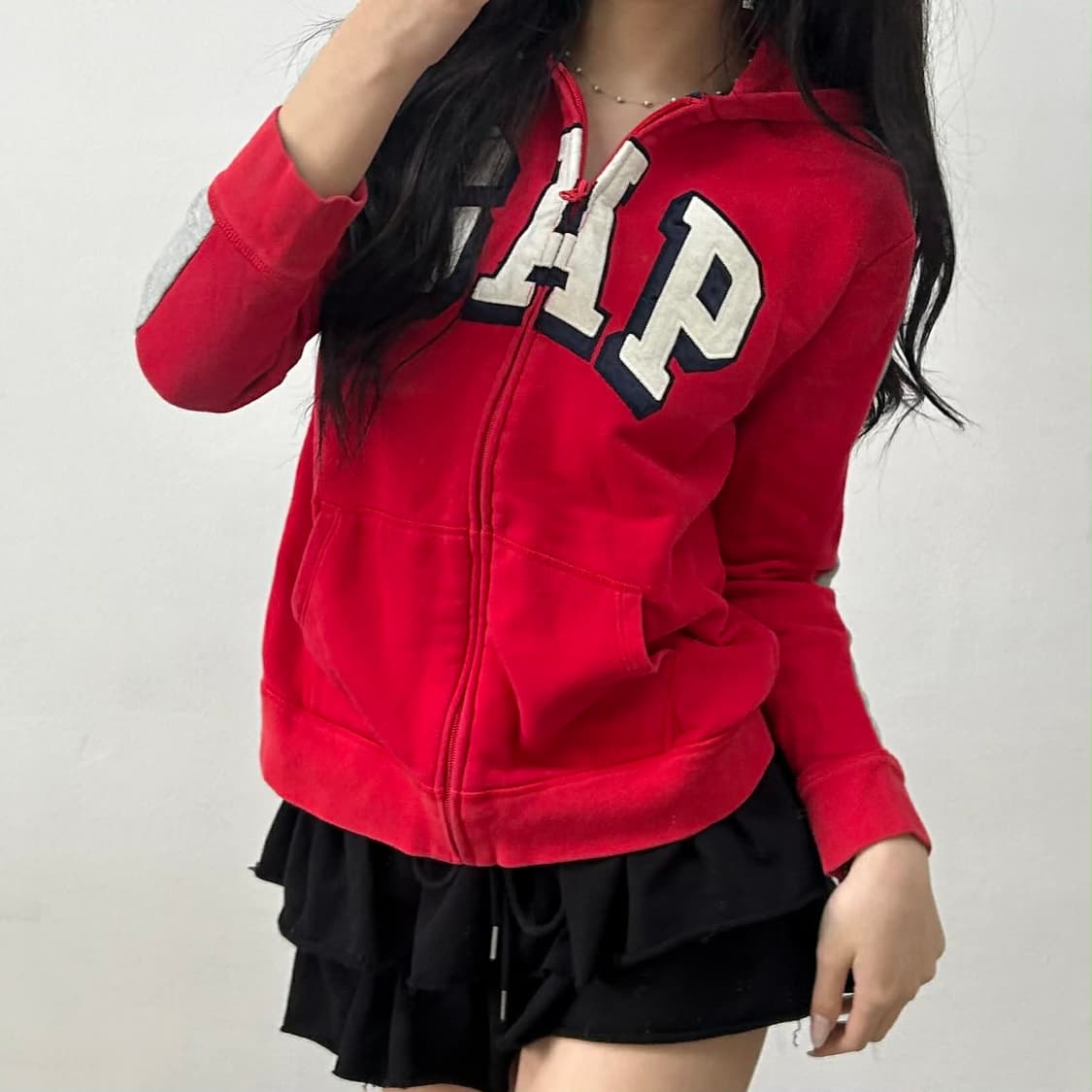 Gap 갭 빅로고 폭닥 스웻 후드집업 져지 상품이미지1