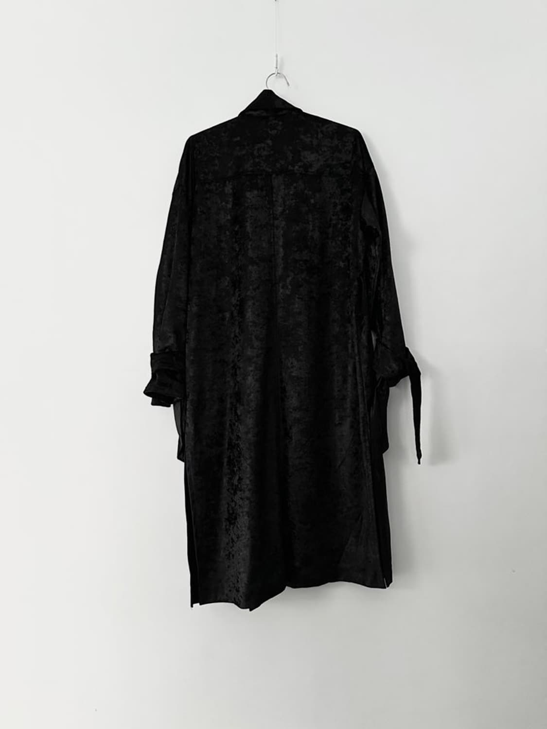 Velvet hunt long jacket / black 상품이미지7