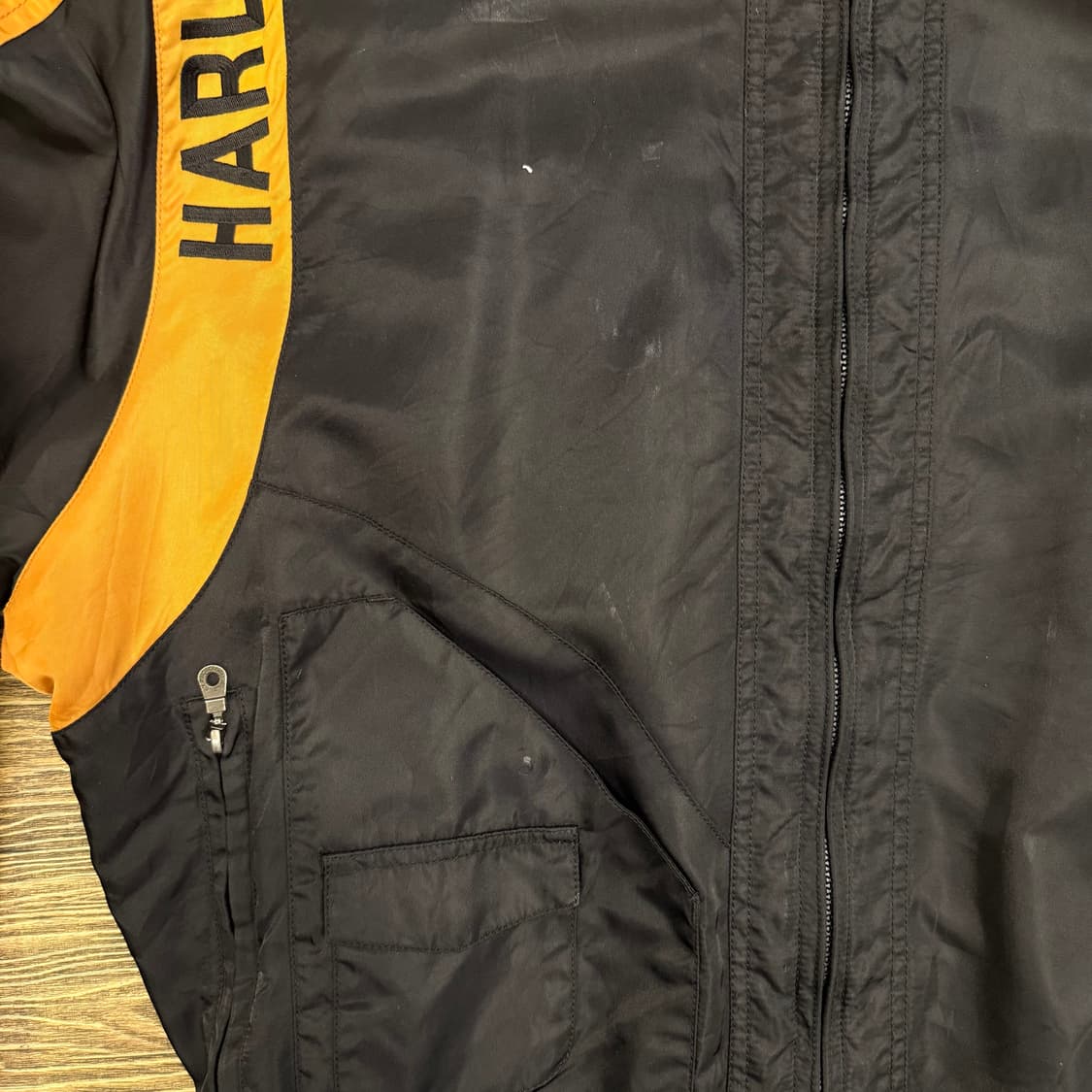 할리데이비슨 배색 라이더 봄버자켓 상품이미지2