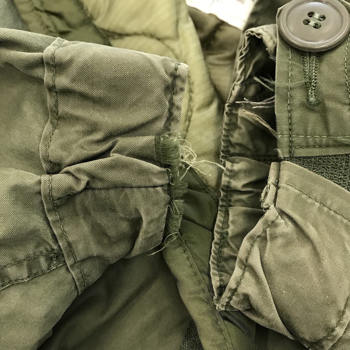 미군 오리지널 70s 피쉬테일 내피포함 풀셋 [S] 상품이미지6