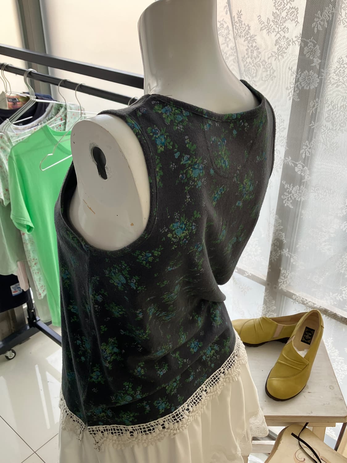 flower mori crochet sleeveless 상품이미지8