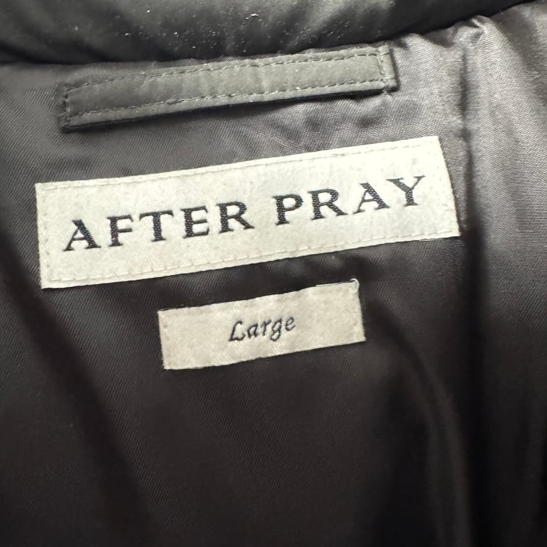 애프터프레이 웨스턴 푸퍼 재킷 다크 카키 L 패딩 상품이미지4