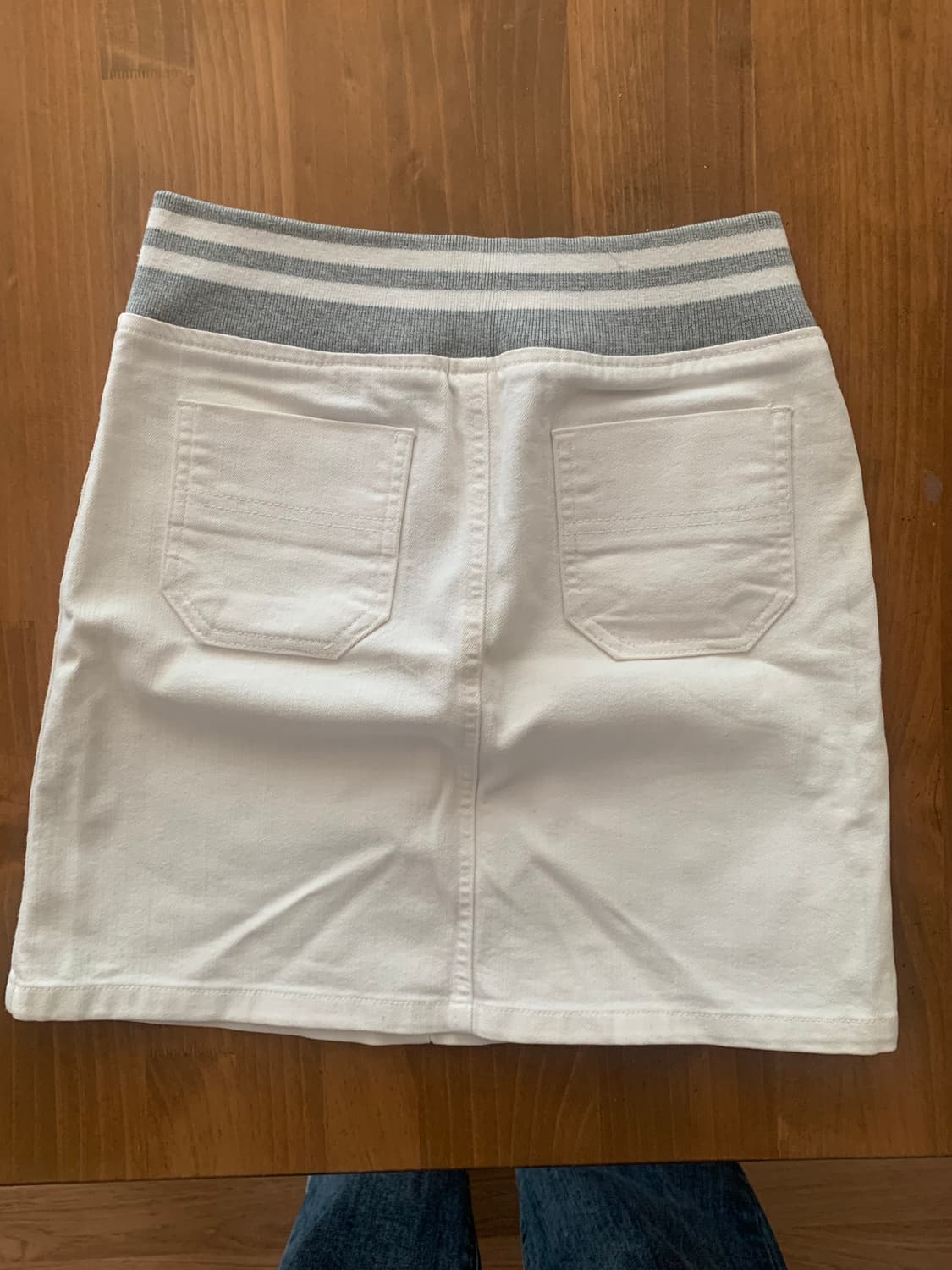 빈티지 화이트 미니스커트  상품이미지2