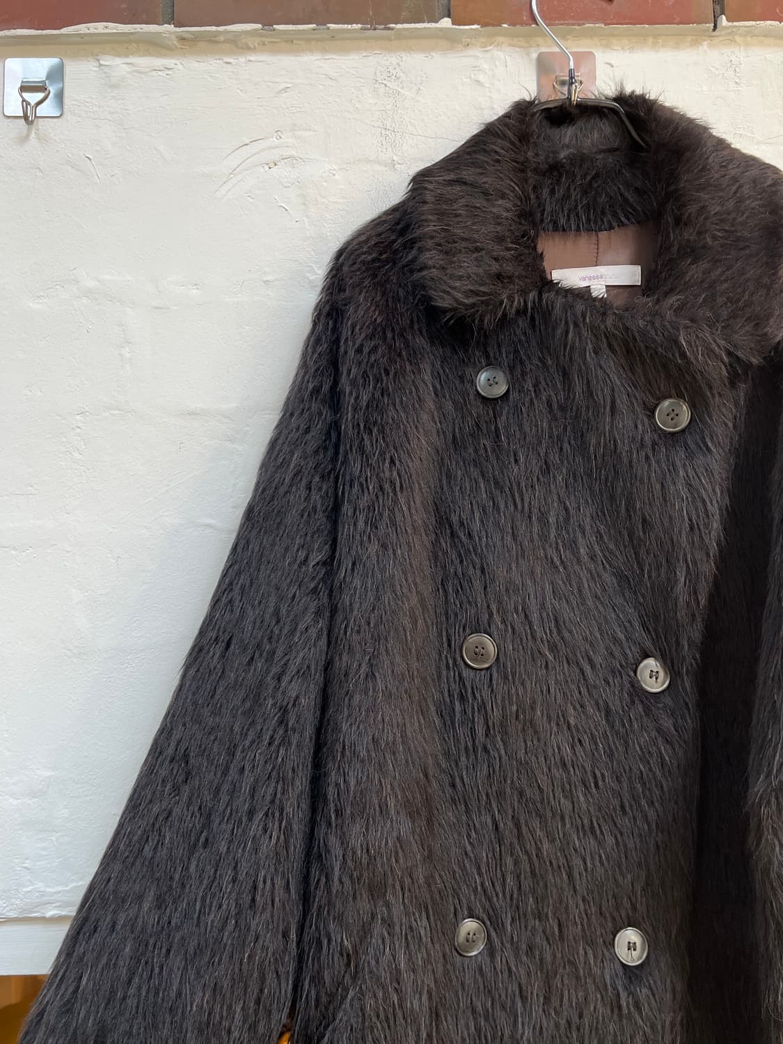 Vanessabruno 알파카 울 하프 퍼코트 36 상품이미지3