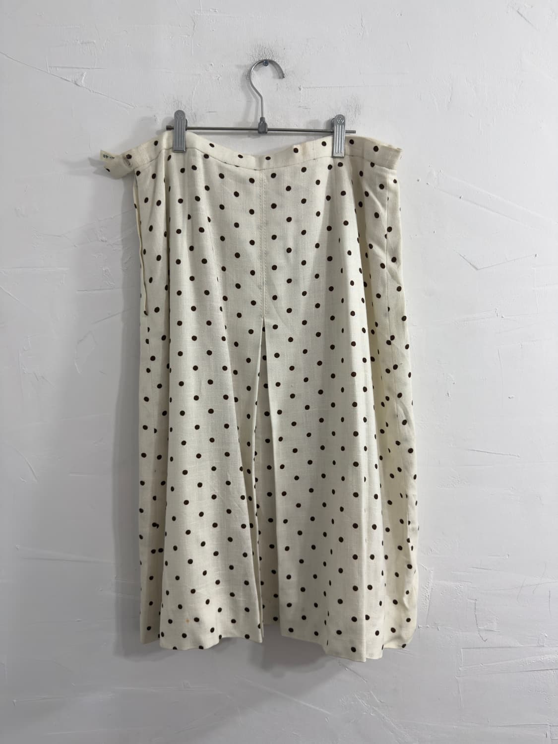 brown dot pleats skirt 상품이미지6