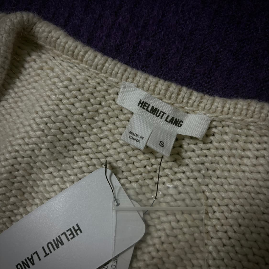 HELMUT LANG Asymmetric Knit Sweater  상품이미지4