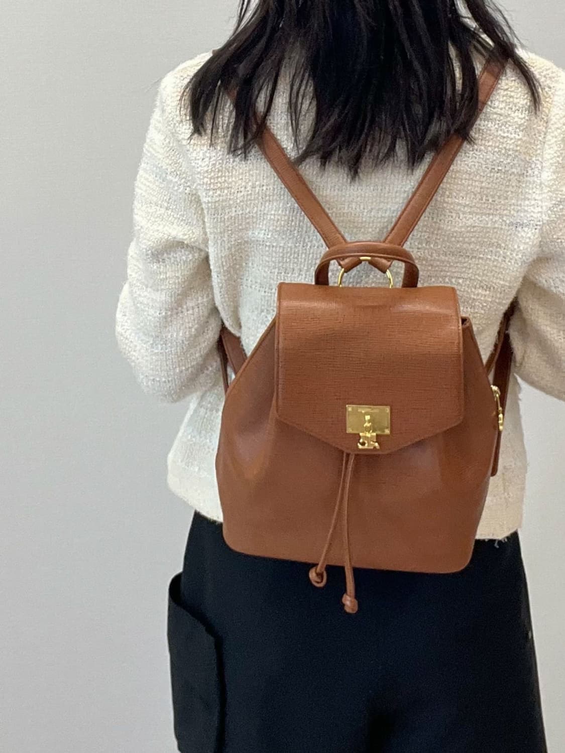 courreges / 꾸레쥬 브라운 사피아노 백팩  상품이미지7