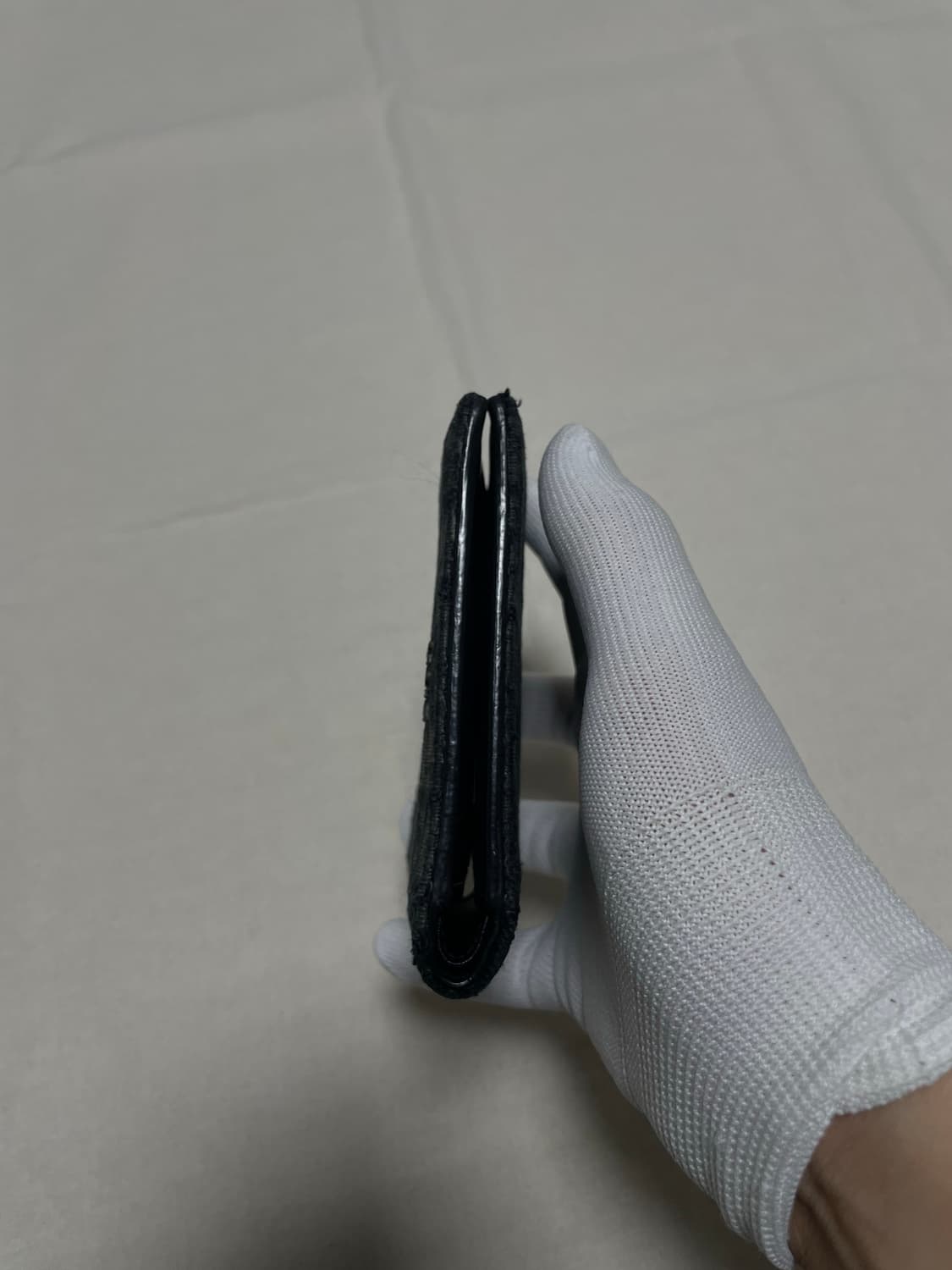 디올 오블리크 자카드 반지갑 블랙 [os] 상품이미지5