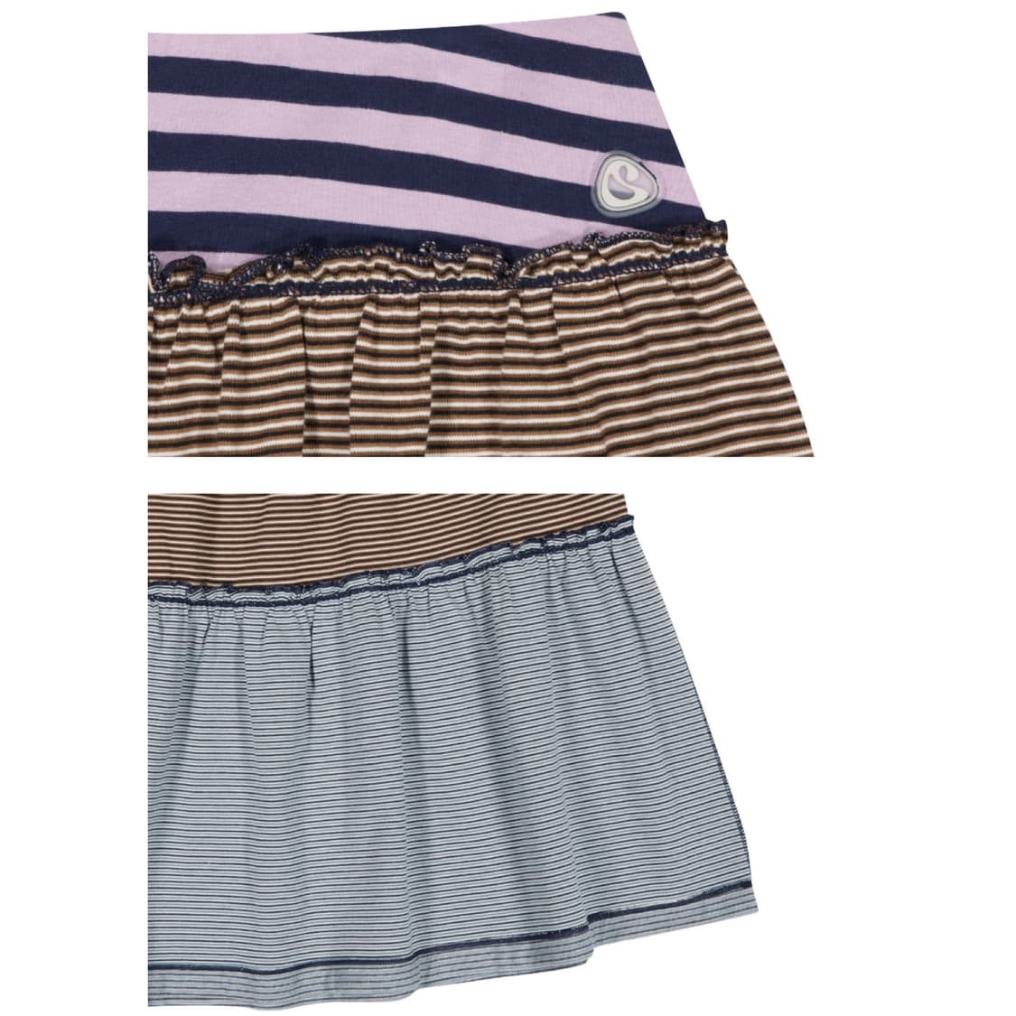 [2] 코이세이오 컬러드 스트라이프 미디 스커트 퍼플 상품이미지8