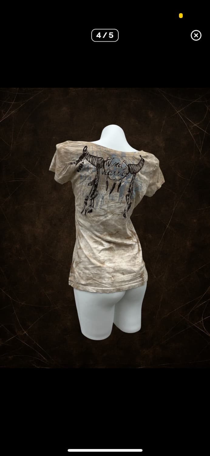 'LIBERTALIA' stud point printing t-shirt 상품이미지4