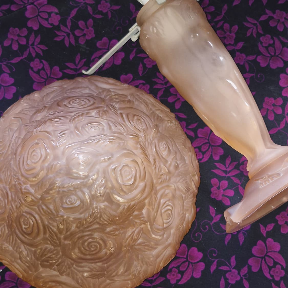 30s 프랑스 아르데코 오리지널 불투명 머쉬룸 램프 상품이미지10