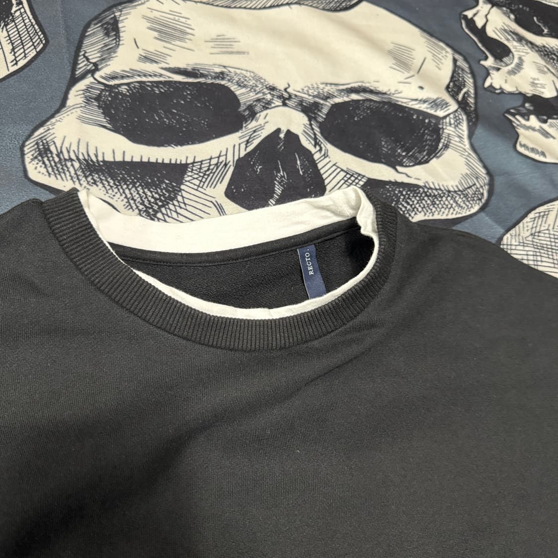 렉토 오버핏 가오리핏 맨투맨 프리사이즈  상품이미지3