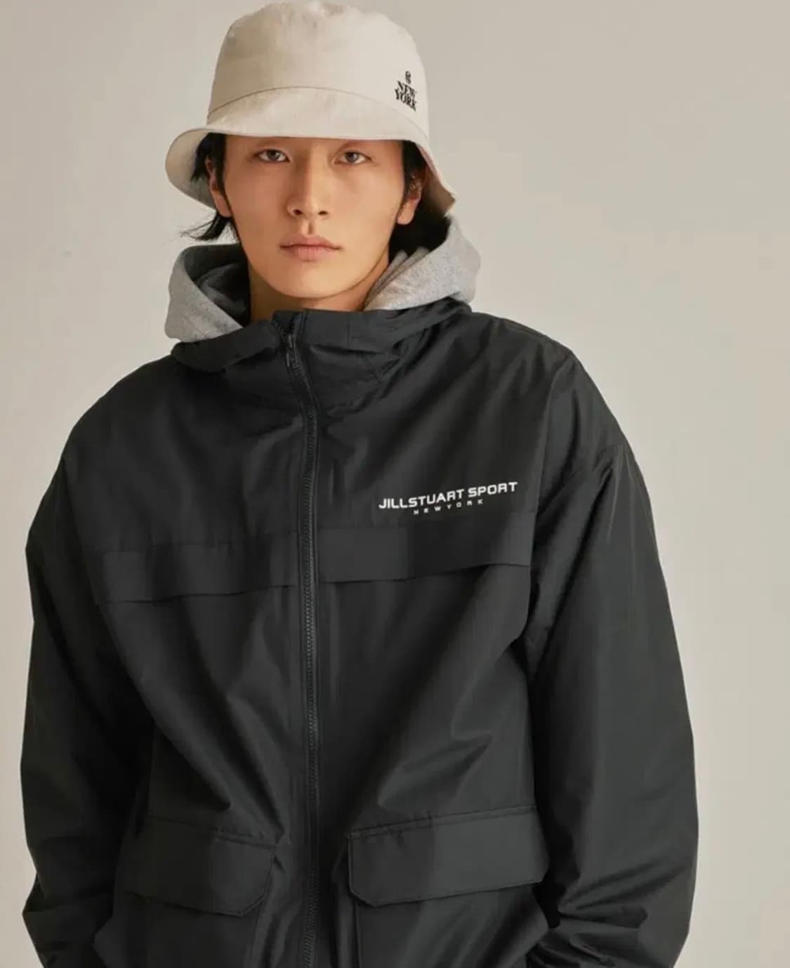 질스튜어트스포츠 - 모던 유틸리티 아웃포켓 유니 후드 자켓 L사이즈 상품이미지2
