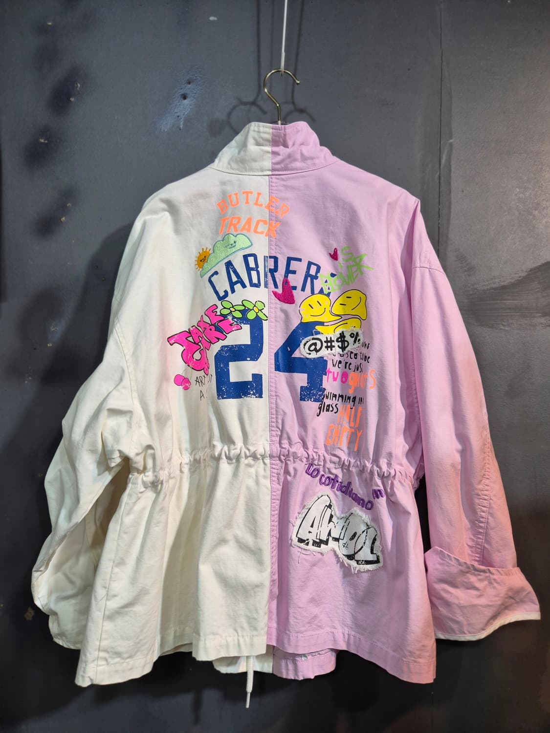 면 사파리 점퍼 프리사이즈 상품이미지3