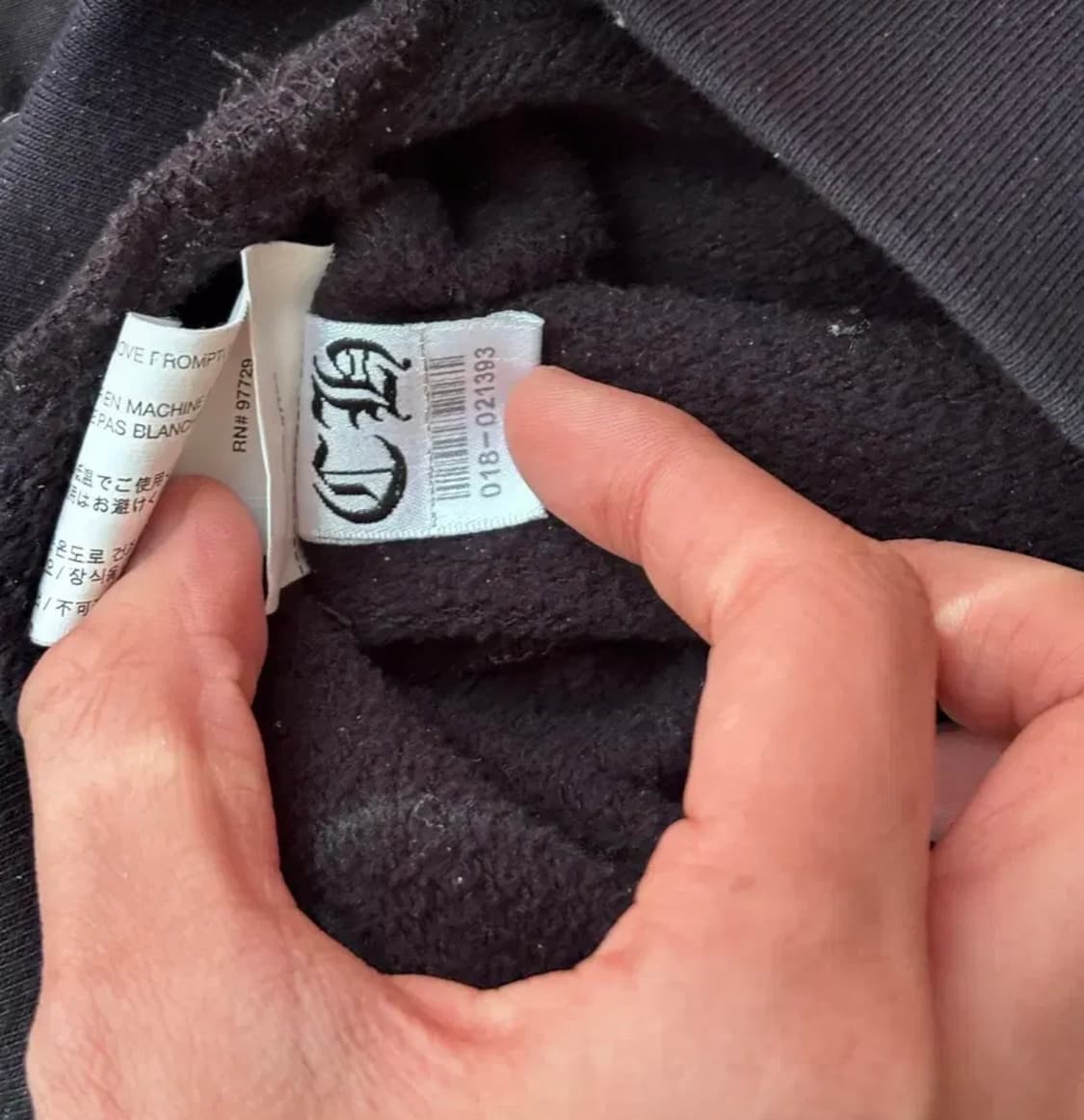 크롬하츠 플로랄 후드 상품이미지4