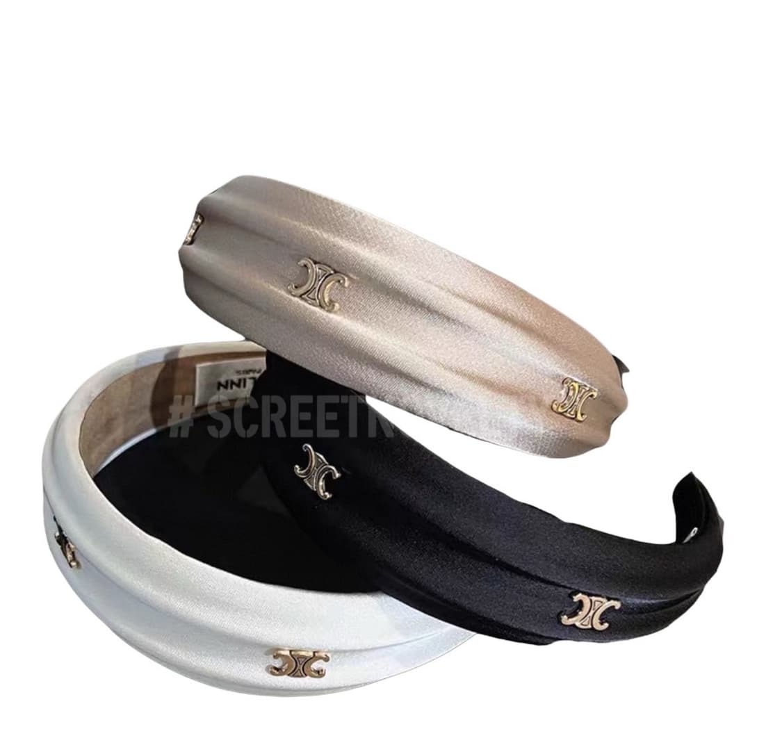 셀린느 실크 헤어밴드 블랙 상품이미지2